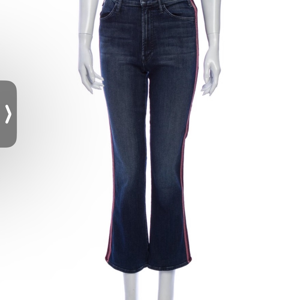 Mother Crop Medium Wash Jeans 28 EUC